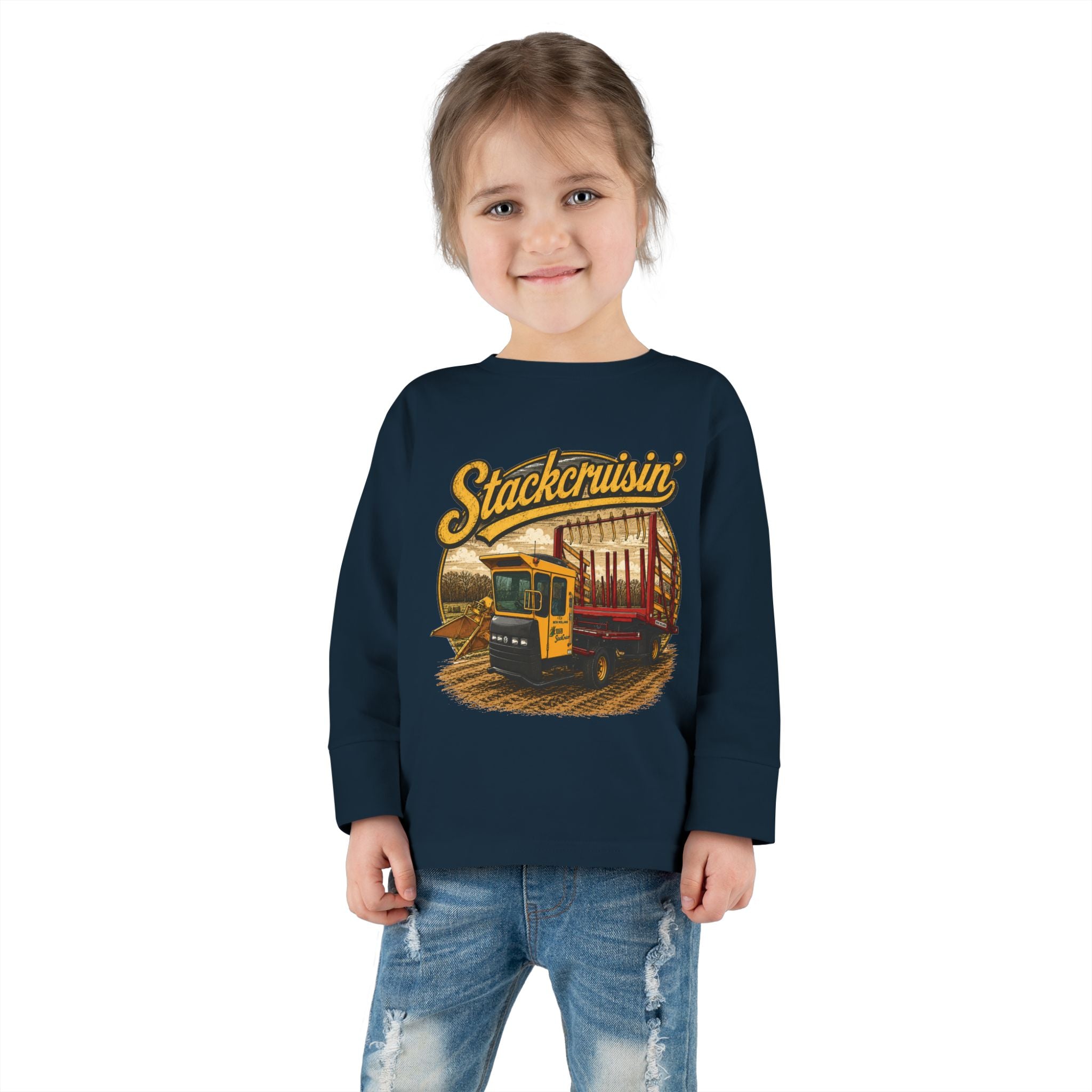 Toddler Long Sleeve Tee — Stackcruisin' New Holland 1069
